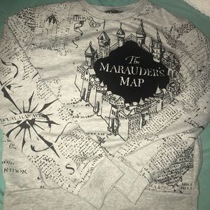 Harry Potter Maurader’s Map crew neck sweatshirt